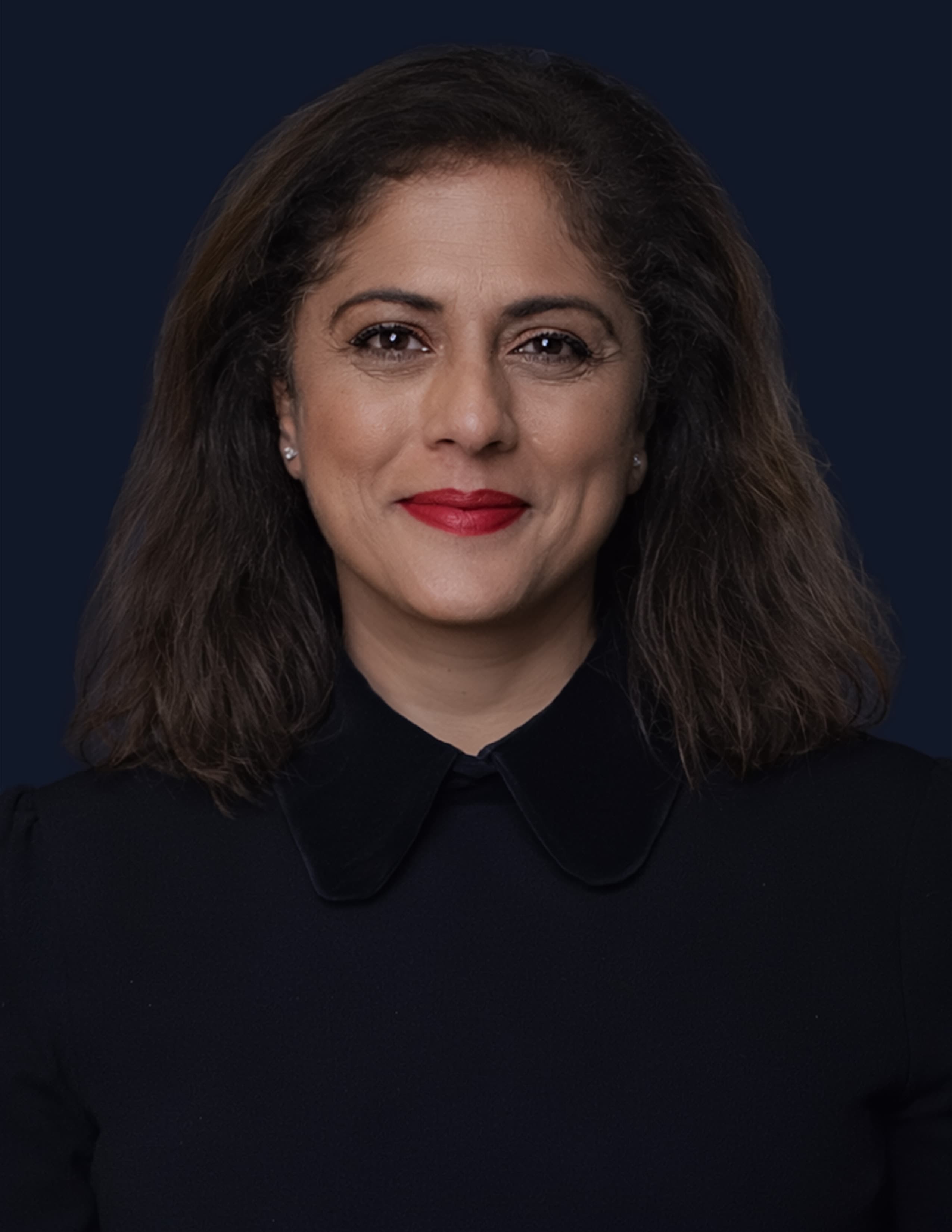 Bina Mehta MBE portrait